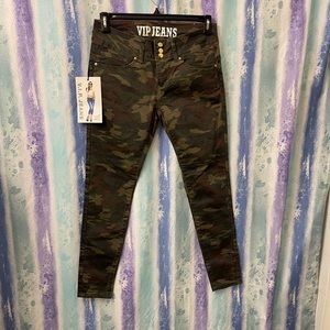 VIP jeans skinny camo pants size 11/12